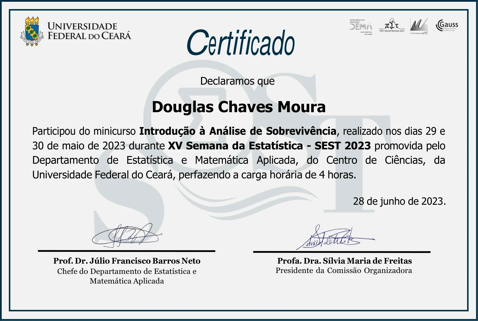 XV SEST Minicurso